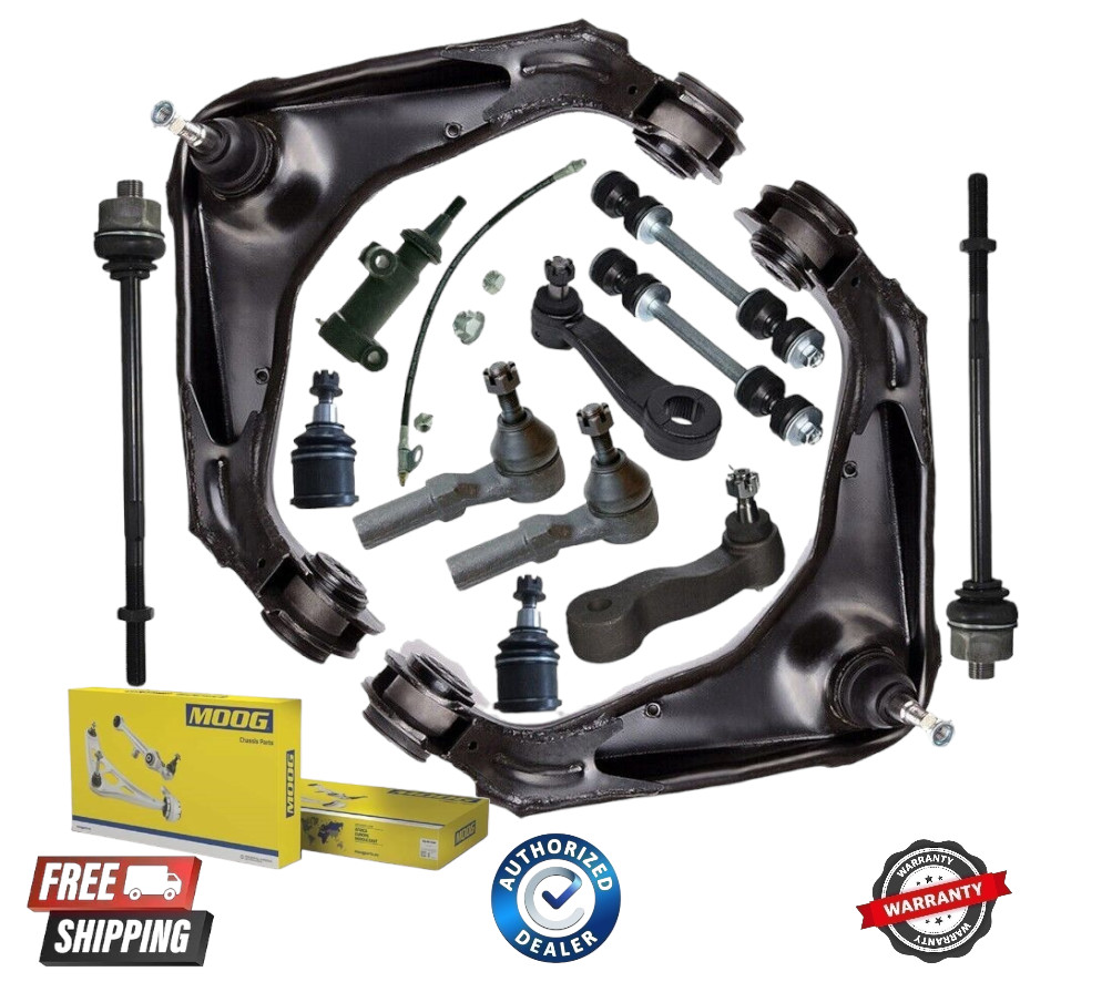 MOOG Complete Front Suspension Kit 19 PCS For Chevy Silverado 3500 2500HD 8 Lug