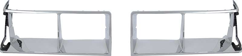 OER Chrome Headlight Bezel Set For 1984-1987 Buick Regal Base Models