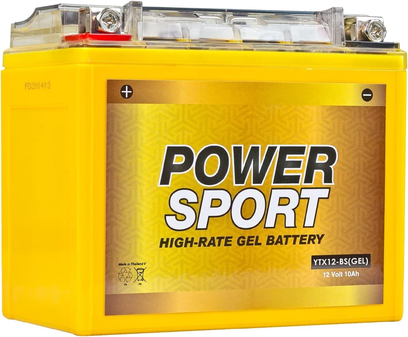ExpertPower YTX12-BS GEL Battery Replaces Honda TRX250 TE, FourTrax Recon 2018