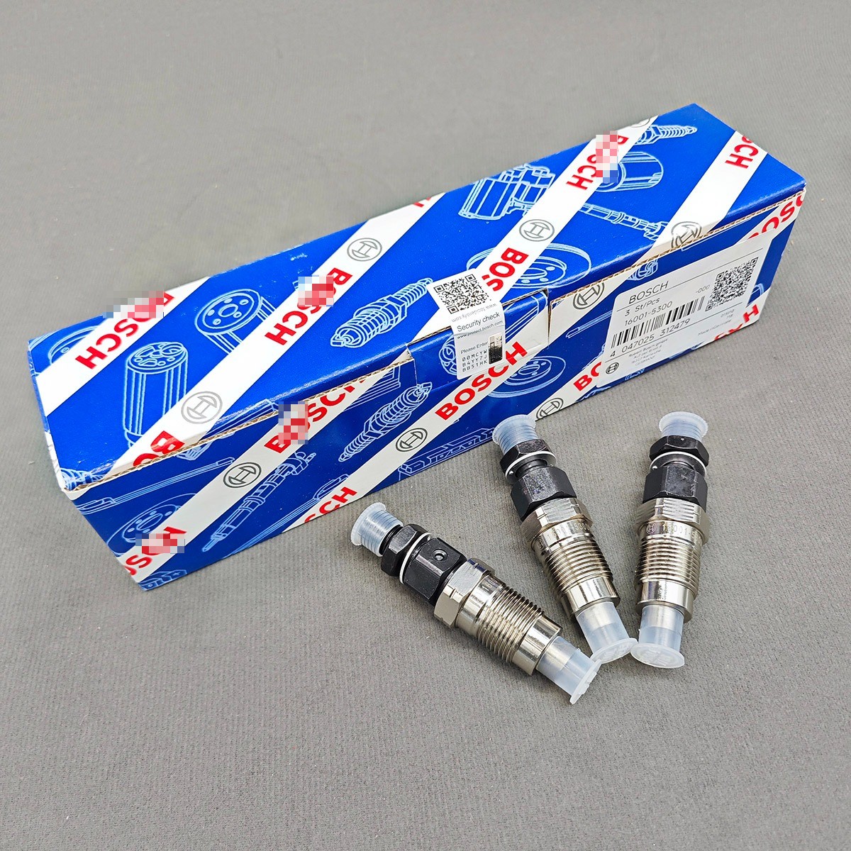 3Pcs Fuel Injectors For Kubota Engines D722 D782 D902 H160053000 1600153000