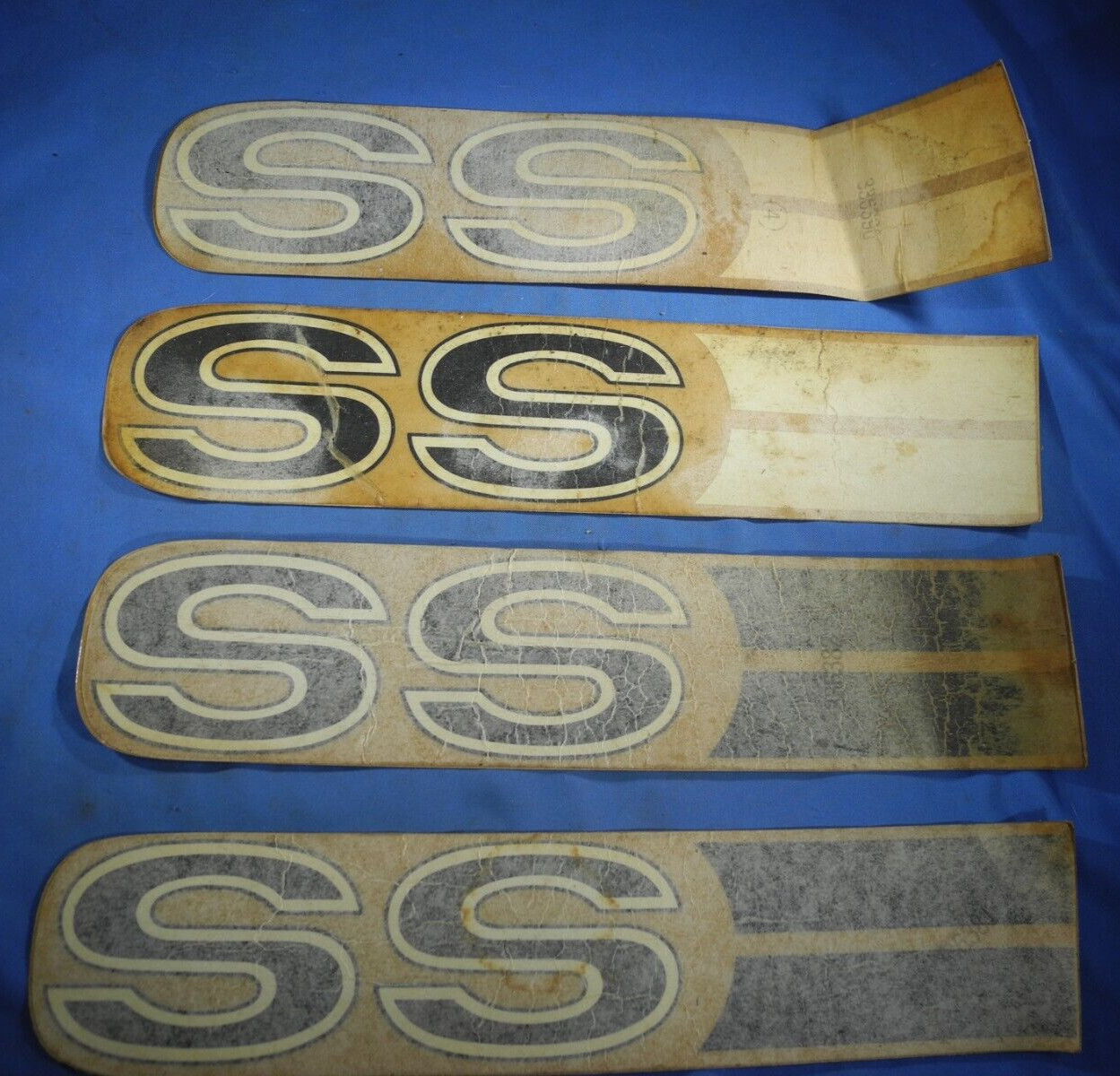 Rare Set of Vintage SS Super Sport sticker decals