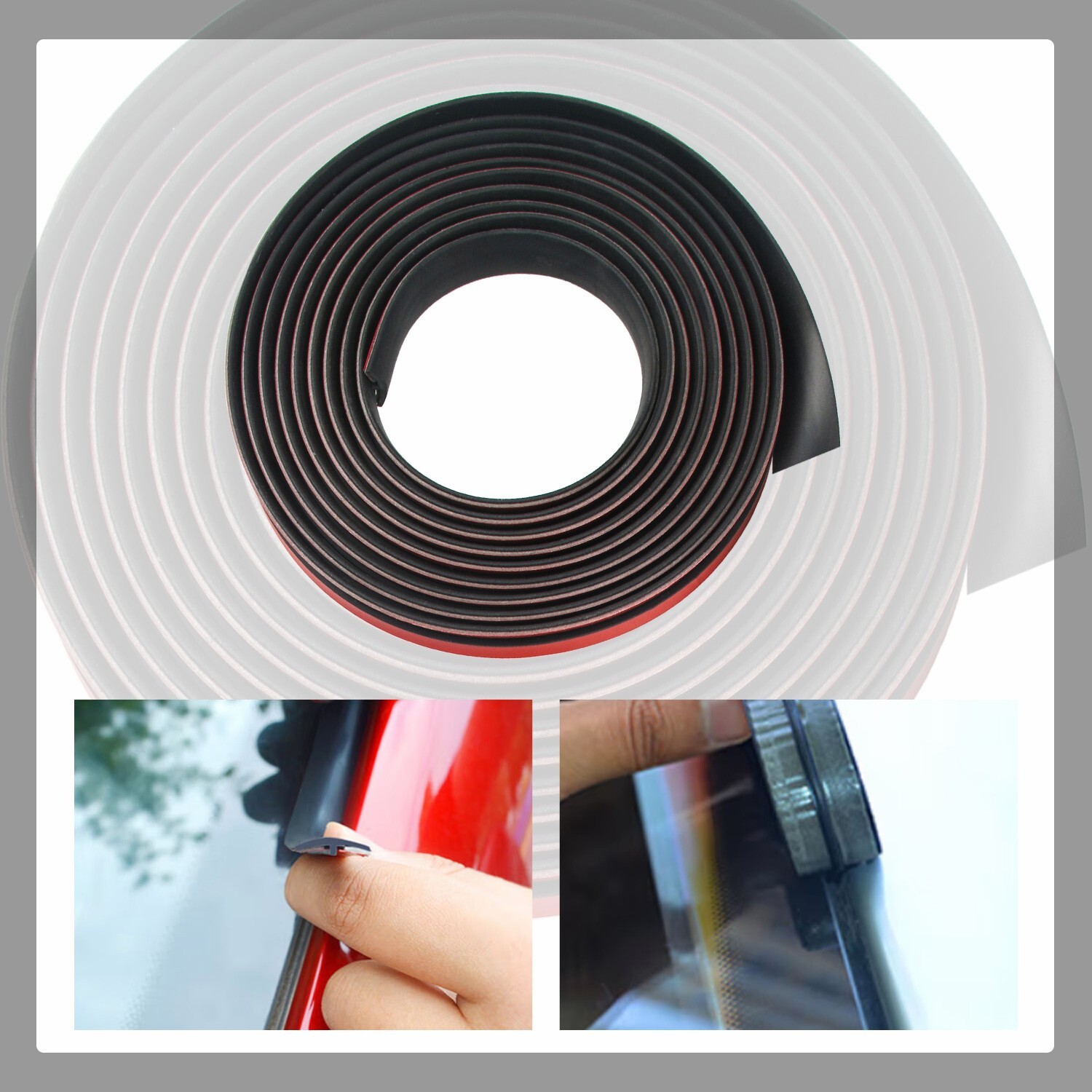 10FT For Ford Windshield Rubber Molding Seal Trim Universal for Windscreen USA