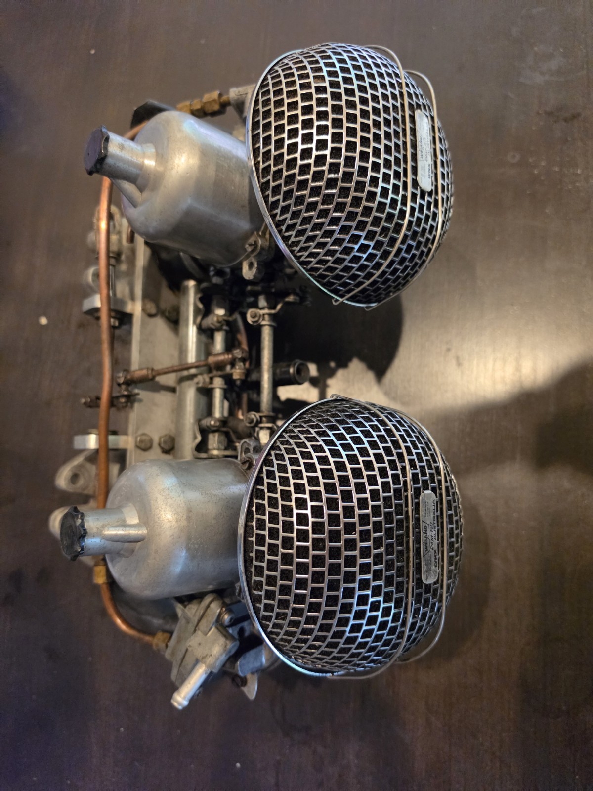 OEM Nissan Datsun 510 Bluebird SSS SU Round Top Dual Carbs & Complete Manifold