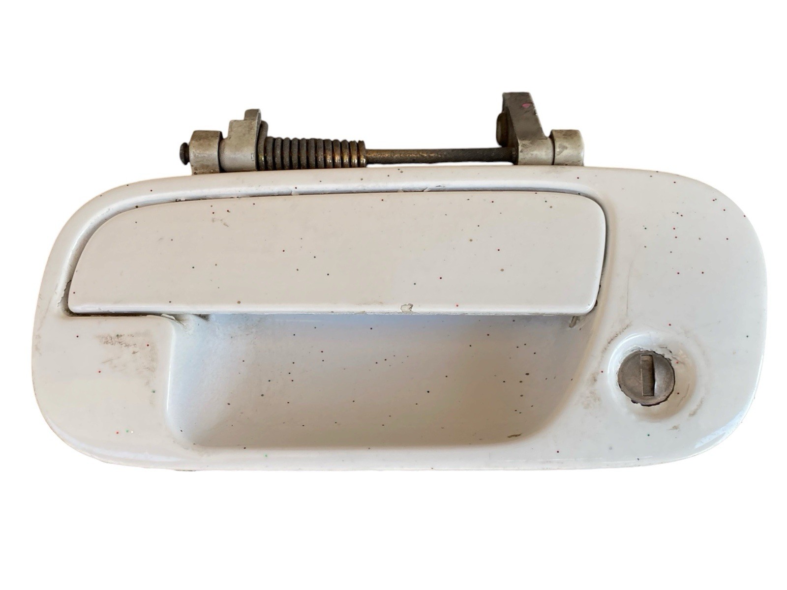 1997-2001 Honda Prelude Driver Left Outside Exterior Door Handle White OEM