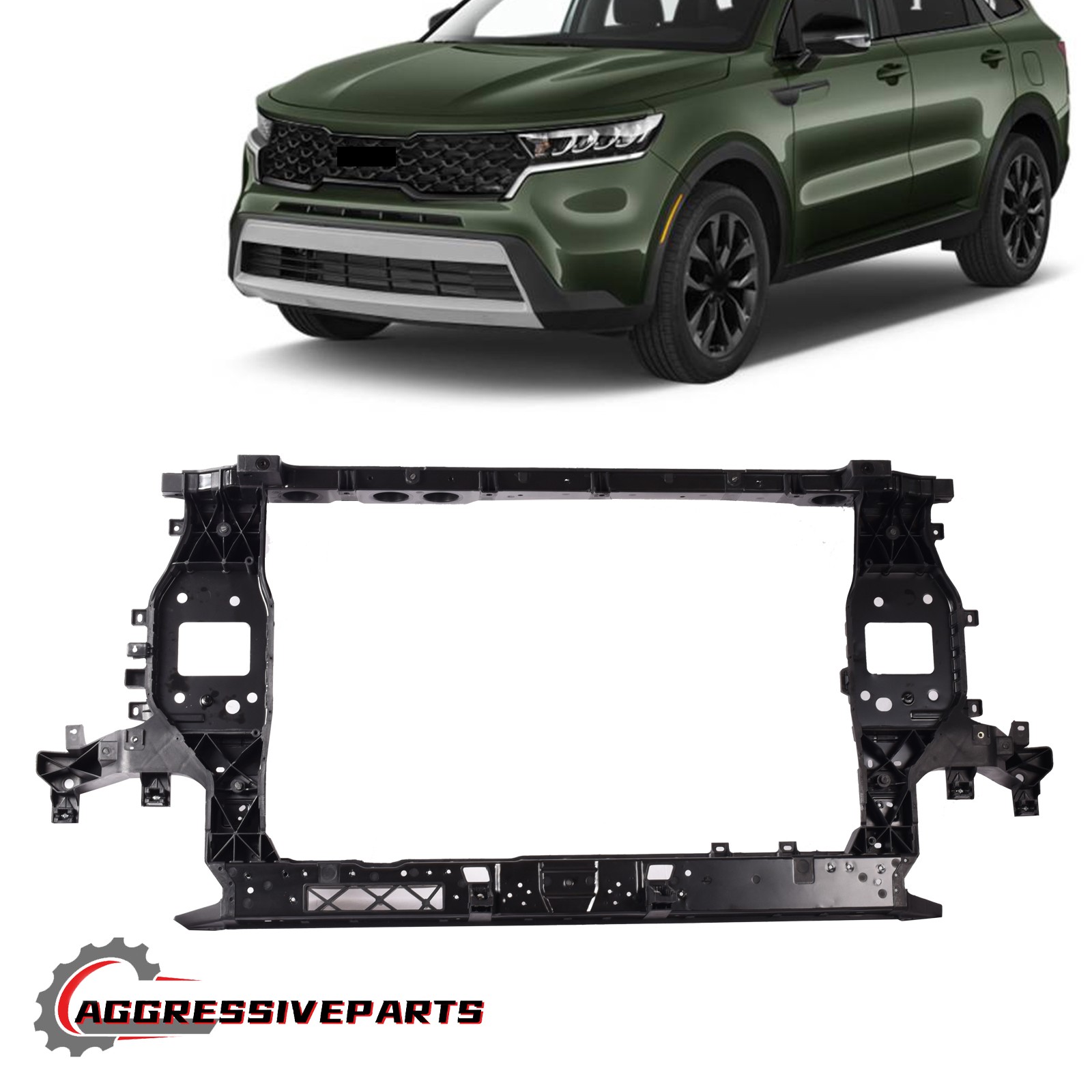 Fits 2021 2022 2023 Kia Sorento Front Radiator Support Core Panel # 64101R5000 Fits 2021 2022 2023 Kia Sorento Front Radiator Support Core Panel # 64101R5000
