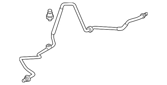 Genuine Mazda A/C Refrigerant Hose D651-61-46XD