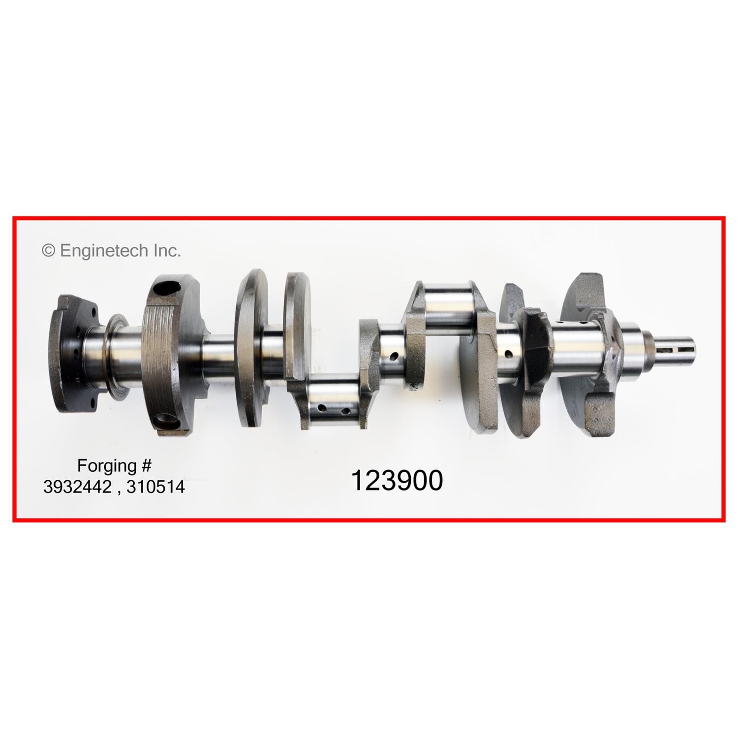Enginetech Remanufactured Engine Crankshaft Kit with Main and Rod Bearings Enginetech Remanufactured Engine Crankshaft Kit with Main and Rod Bearings