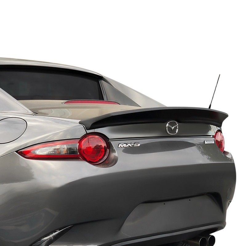 For Mazda MX-5 16-25 High Kick Style Fiberglass Rear Lip Spoiler Unpainted