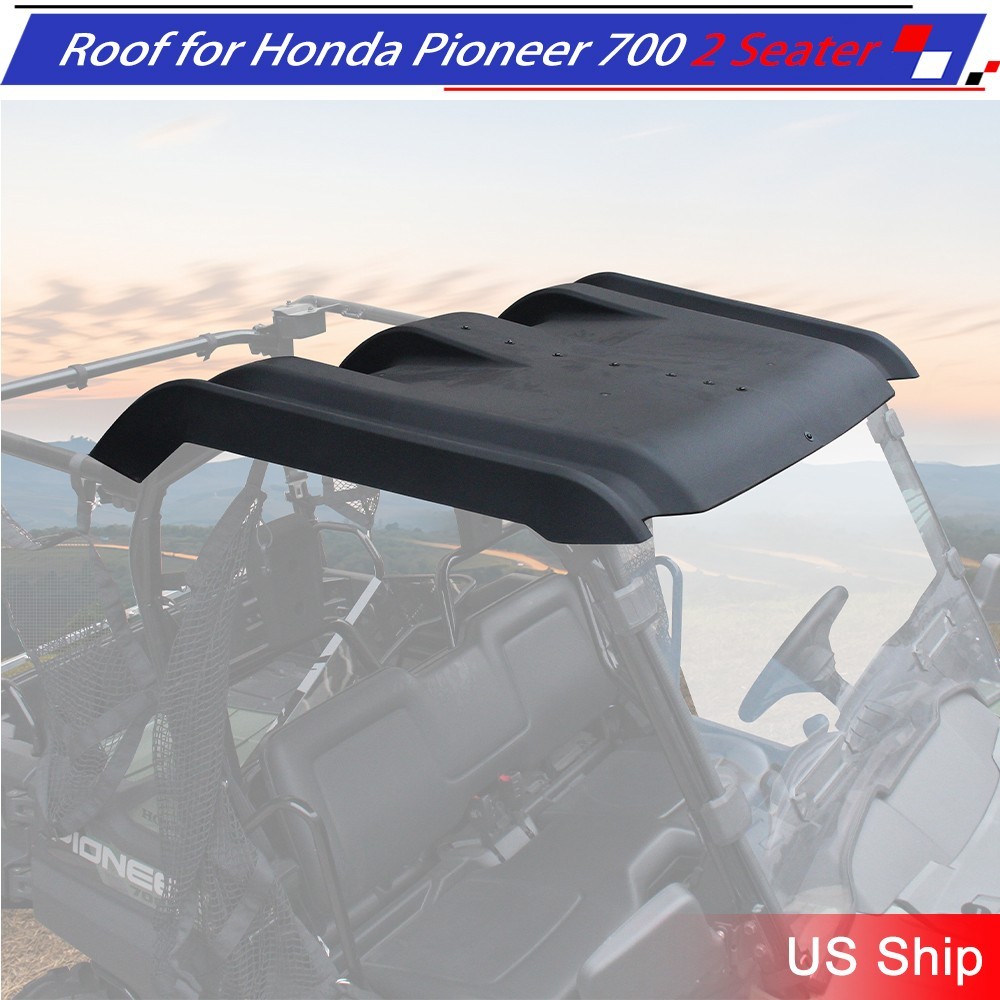 2pcs UTV Hard Roof Compatible with Honda Pioneer 700 2 Doors 2014-2023(Combined)