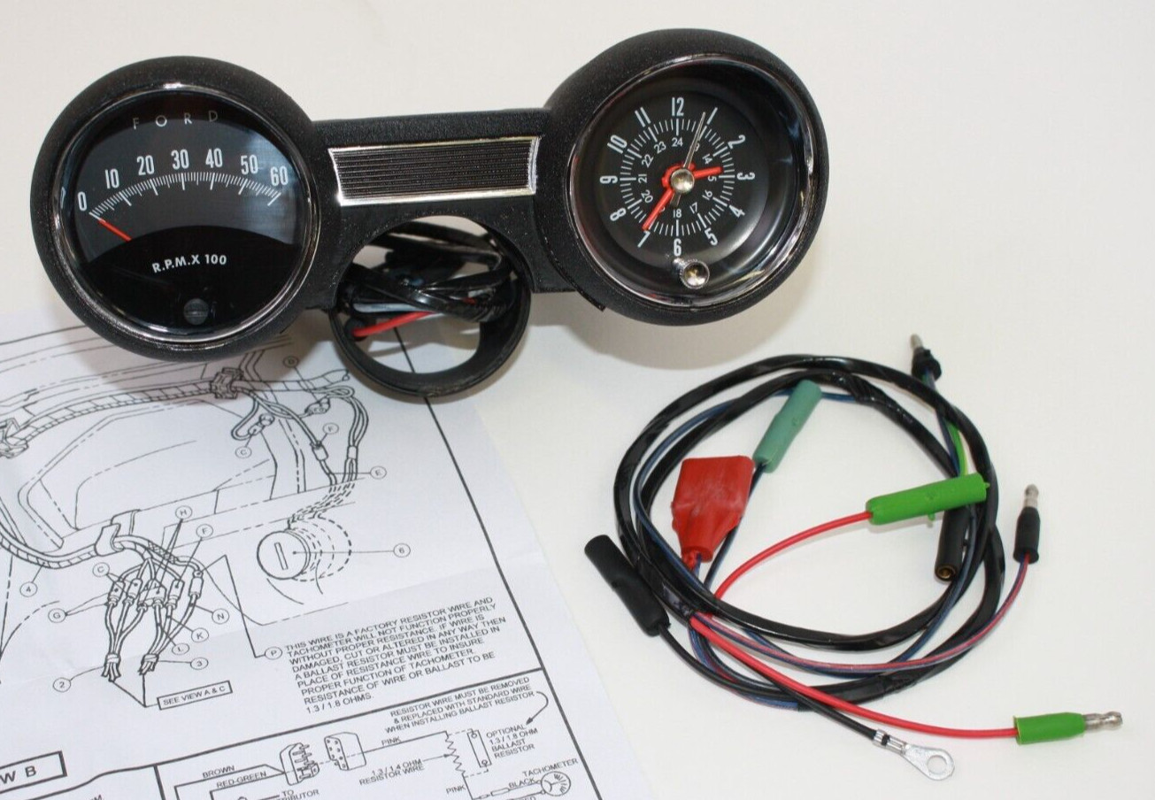 1964 65 FORD MUSTANG RALLY-PAC KIT V8 W/ 6000 RPM 