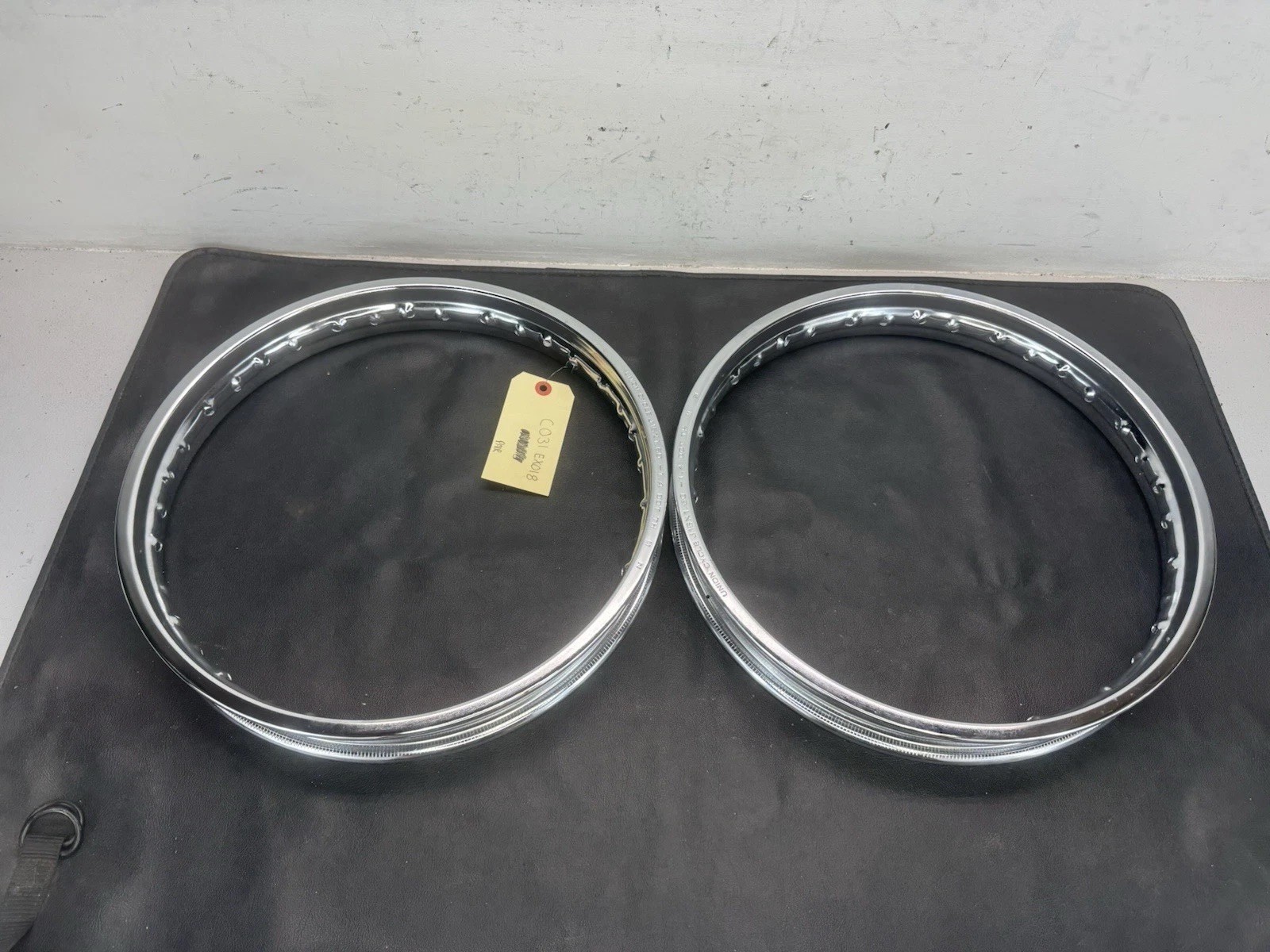 1960-1969 Honda Dream Front And Rear Wheel Rims Pair 