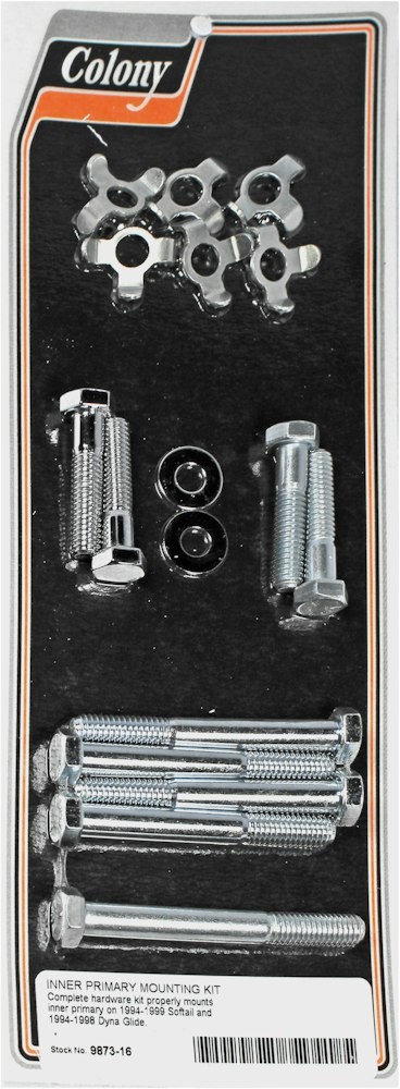 Colony Inner Primary Mounting Bolt Kit for 94-99 Harley Dyna Softail 9873-16
