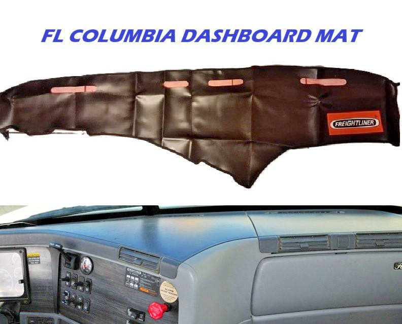 FREIGHTLINER COLUMBIA Dashboard Vinyl Black Mat Cover easy to clean