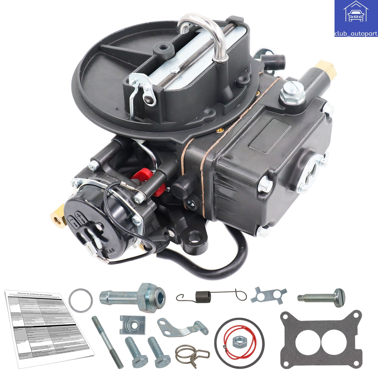 Fits Holley 2300 Gas 2 Barrel Marine Carburetor 500 CFM Electric Choke 0-80402-2