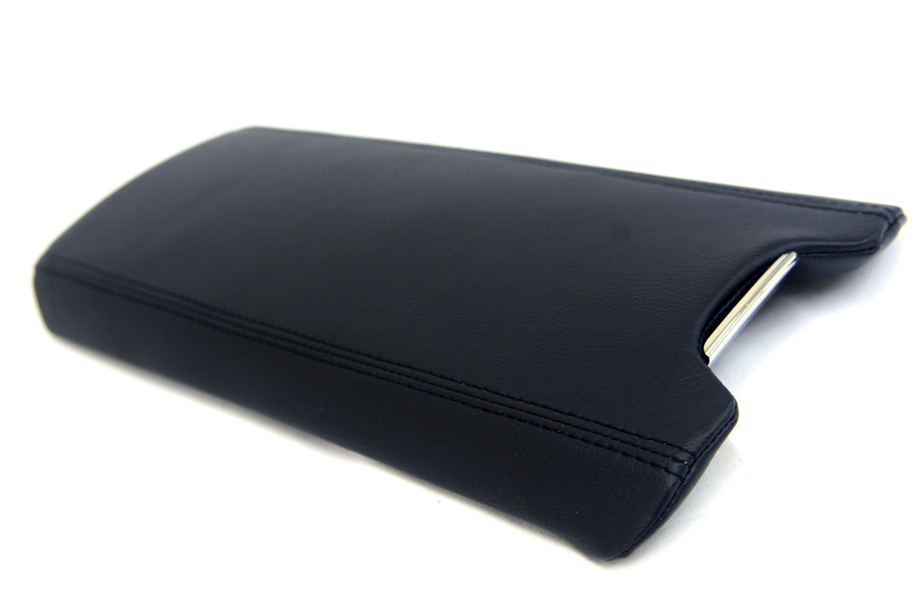 Fits 13-16 Lincoln MKZ Faux Leather Armrest Center Console Cover Black