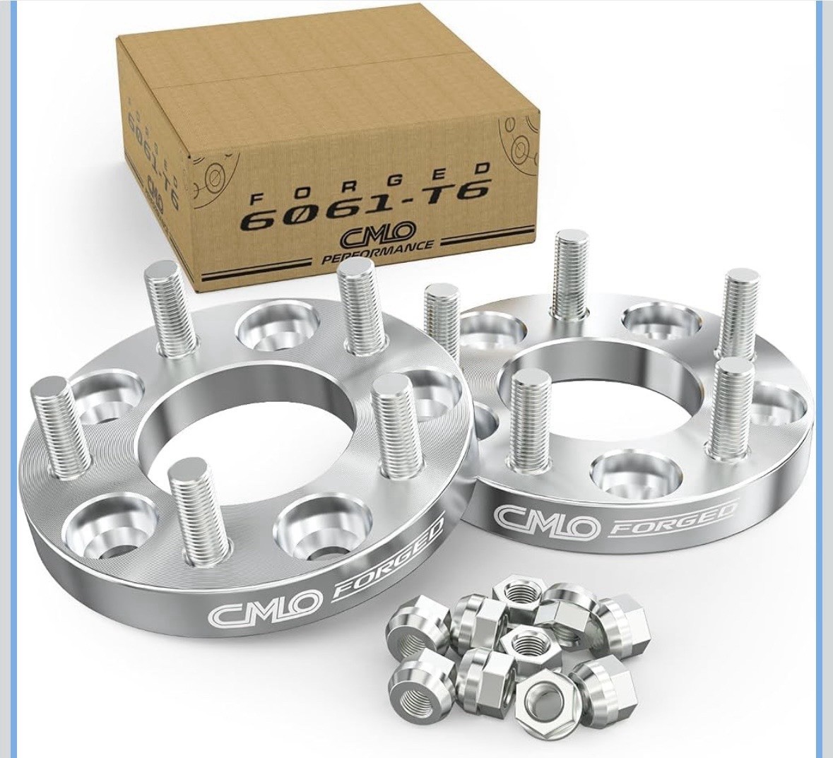2-pack CMO Forged Wheel Spacers 20mm 5x112 66.6mm Hub Bore For Mercedes, Audi VW