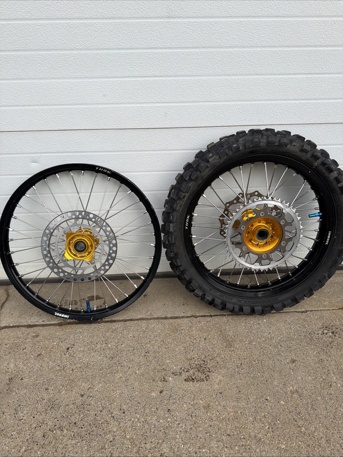 TUSK IMPACT I21/19\'\' Wheels Rims Fit Suzuki RMZ450 2005-2026 RMZ250 2007-2026 TUSK IMPACT I21/19\'\' Wheels Rims Fit Suzuki RMZ450 2005-2026 RMZ250 2007-2026