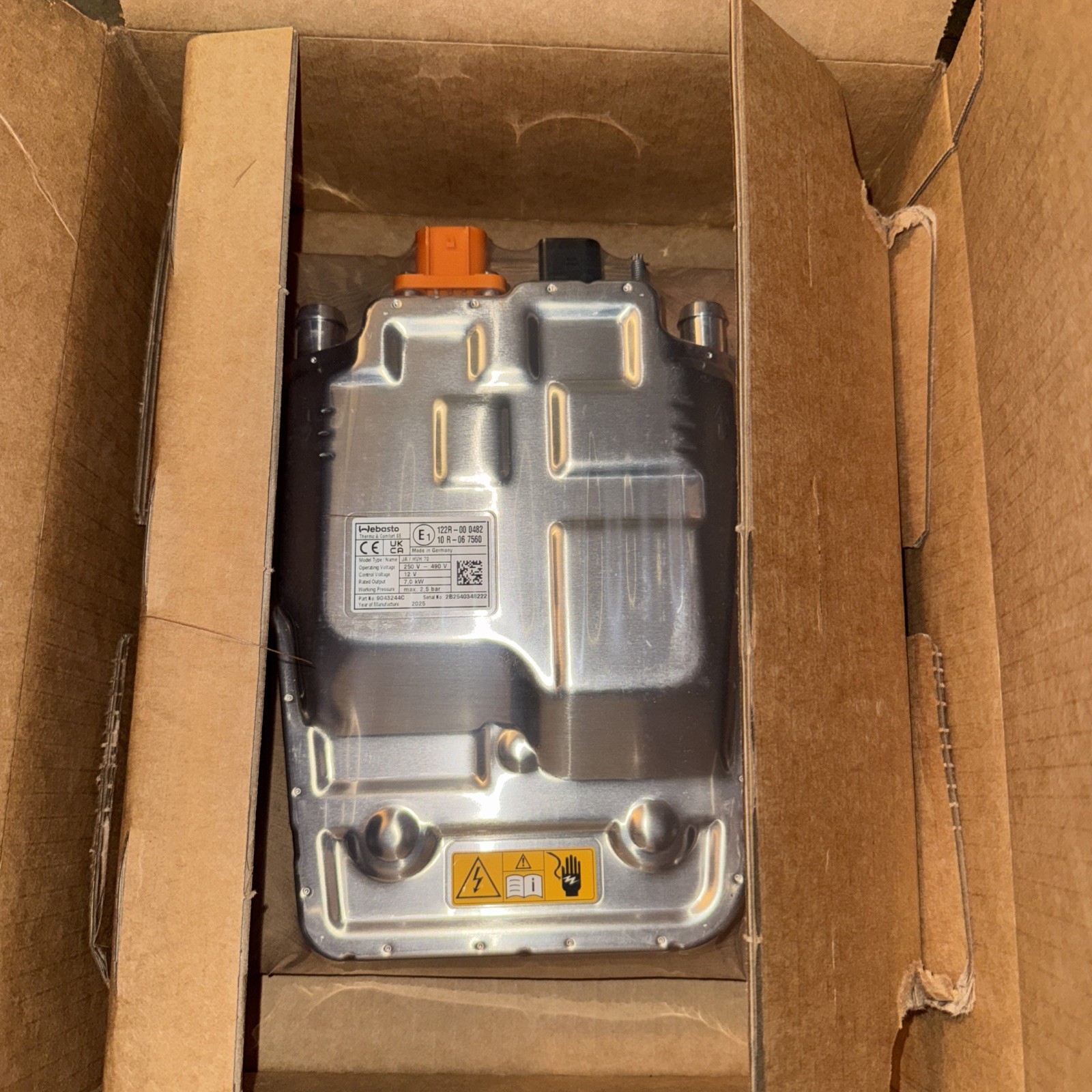 68443445AC Electric Coolant Heater For Wrangler 4XE, Pacifica, Grand Cherokee L 68443445AC Electric Coolant Heater For Wrangler 4XE, Pacifica, Grand Cherokee L