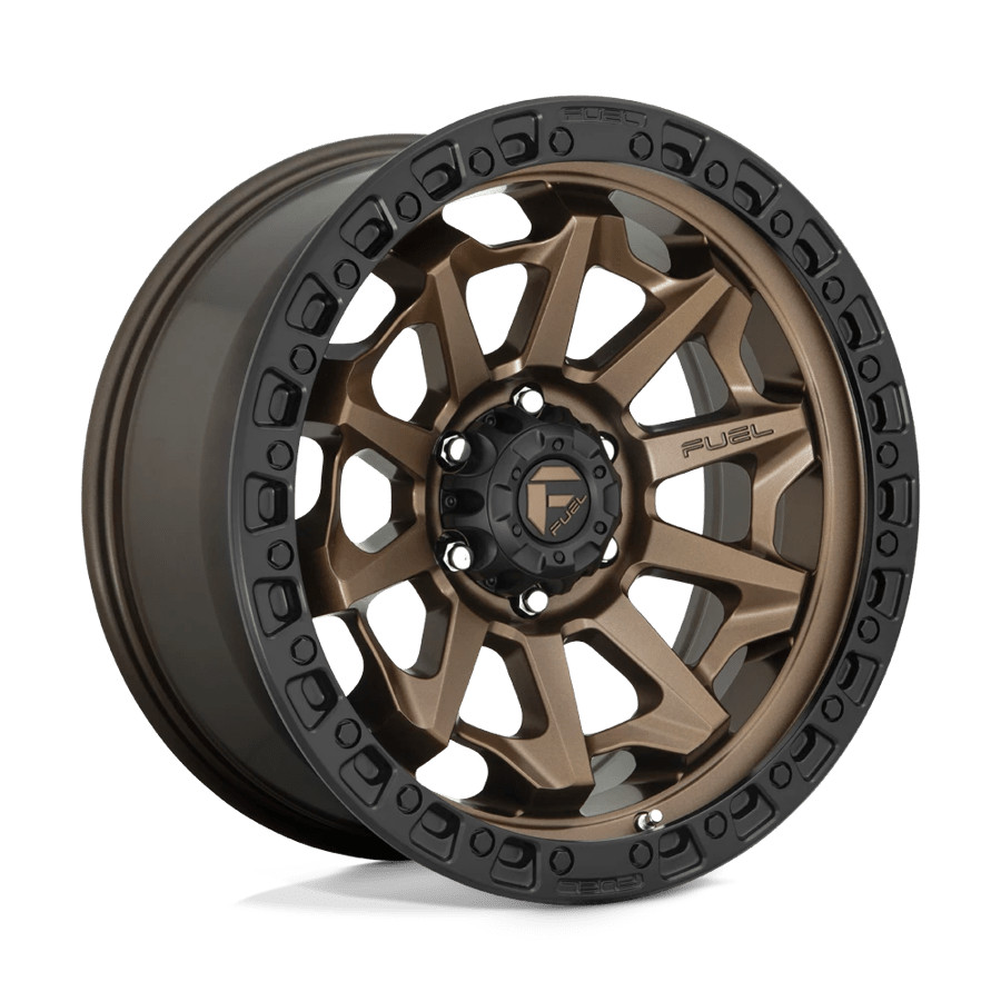 17x9 Fuel Wheels D696 Covert Matte Bronze Black Bead Ring Rims 6x139.7 (1pc)