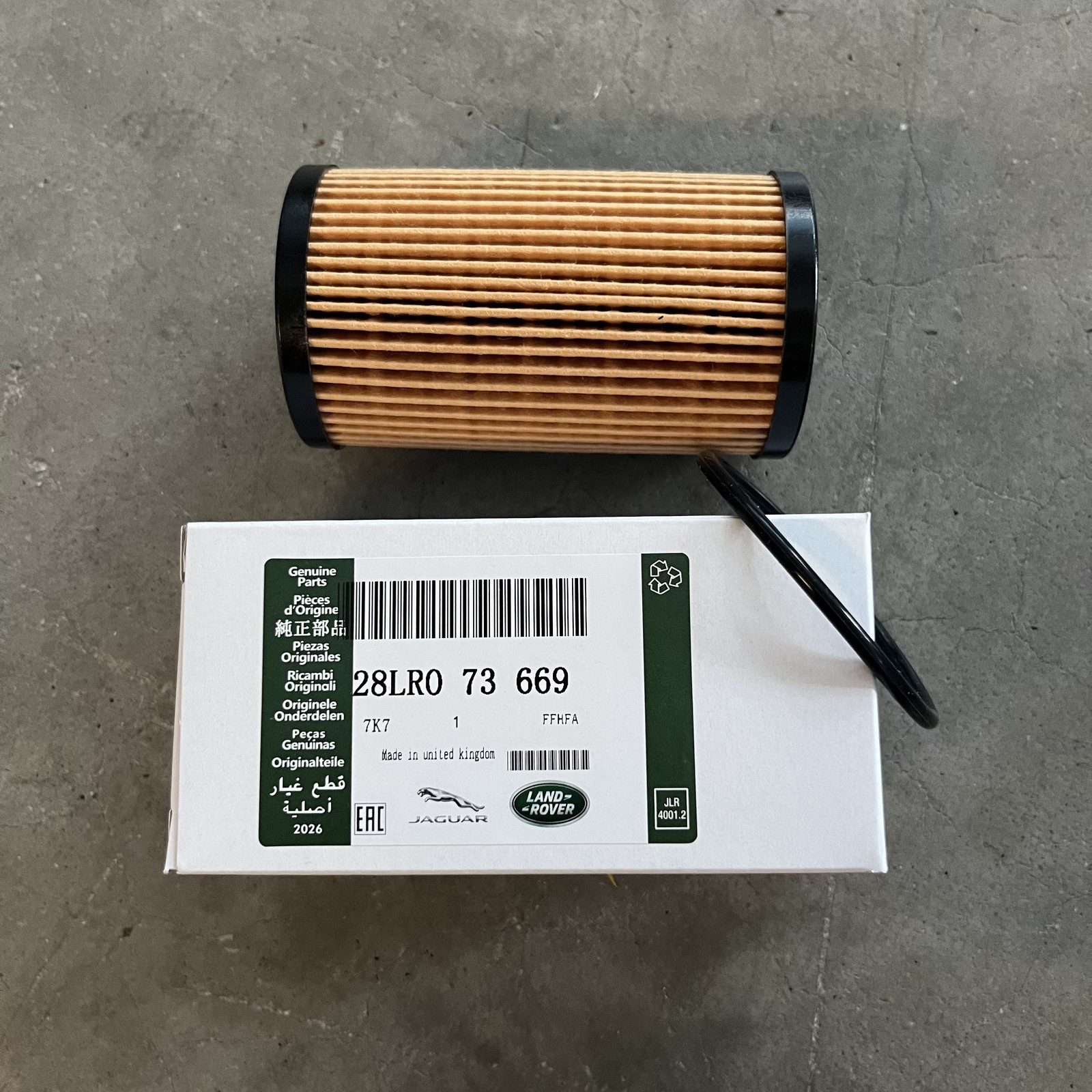 NEW Oil Filter Original For Discovery 5 Sport Evoque Velar LR073669 Sivar US