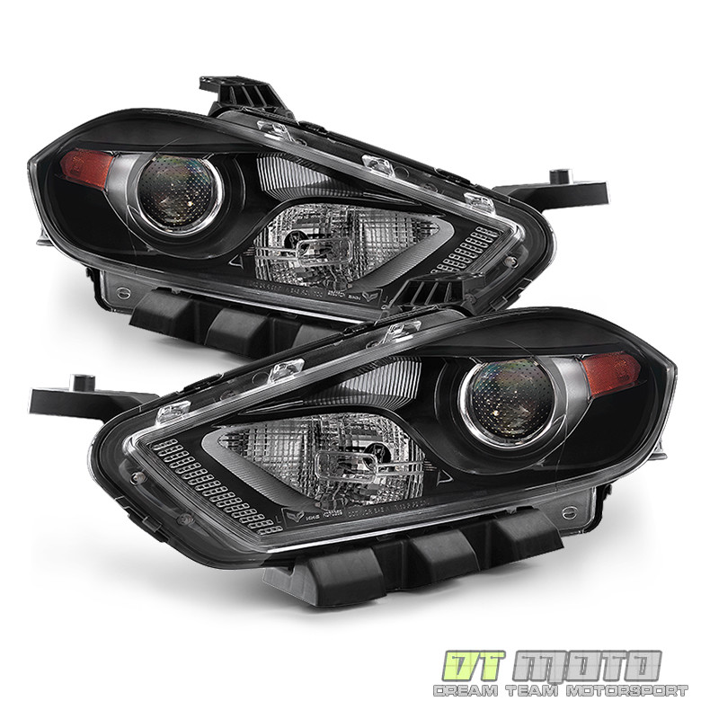 2013-2016 Dodge Dart Halogen Headlights Headlamps 13-16 Replacement Left+Right 2013-2016 Dodge Dart Halogen Headlights Headlamps 13-16 Replacement Left+Right