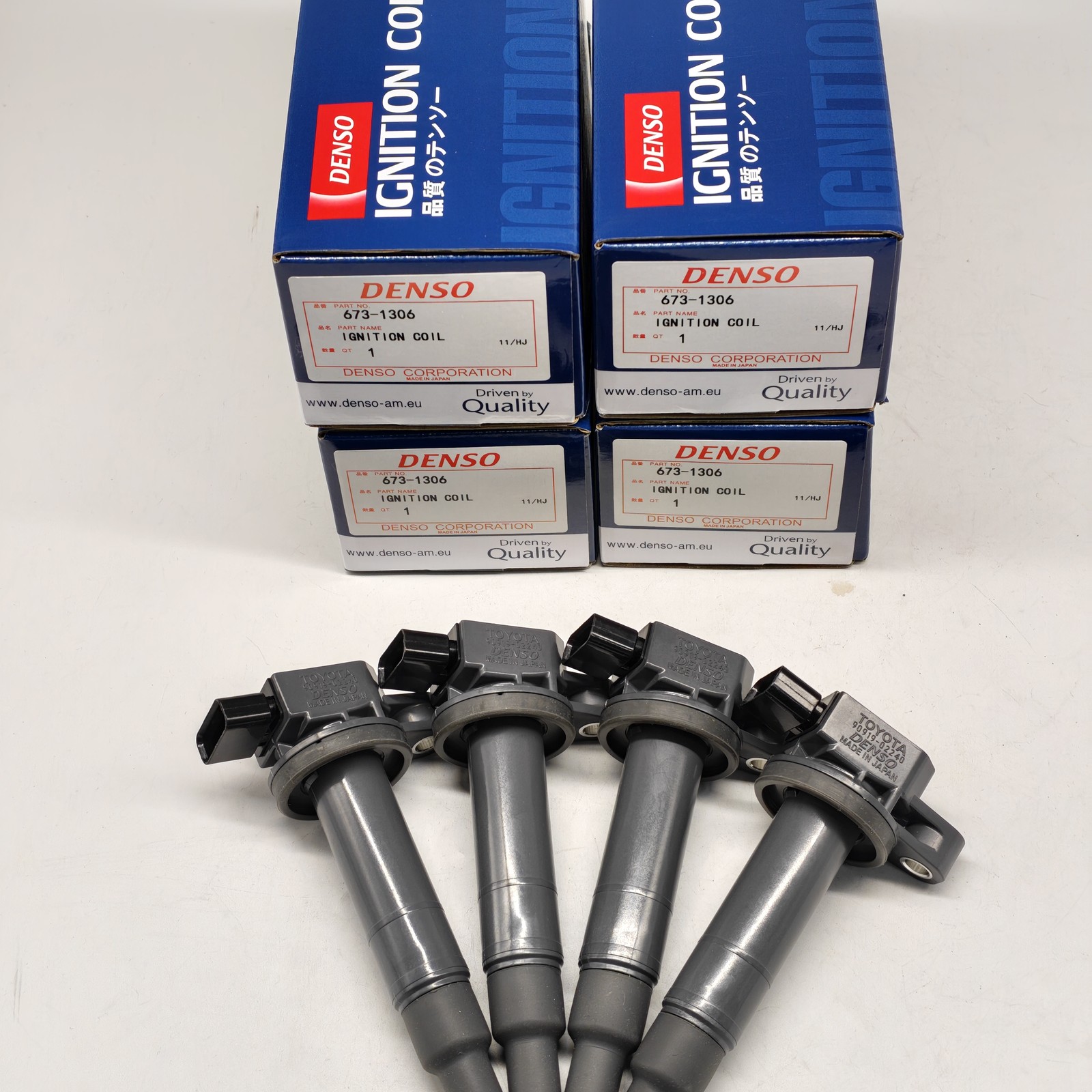 DENSO 4pc Ignition Coils 673-1306 For 00-16 Scion xA xB I4 90919-02240 DENSO 4pc Ignition Coils 673-1306 For 00-16 Scion xA xB I4 90919-02240