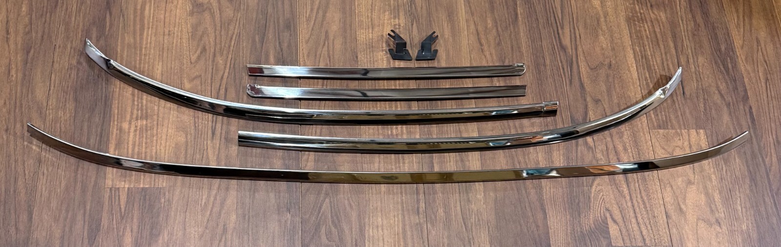 1967-69 Camaro Firebird Windshield Trim Set 5pc Stainless OE Quality Moldings