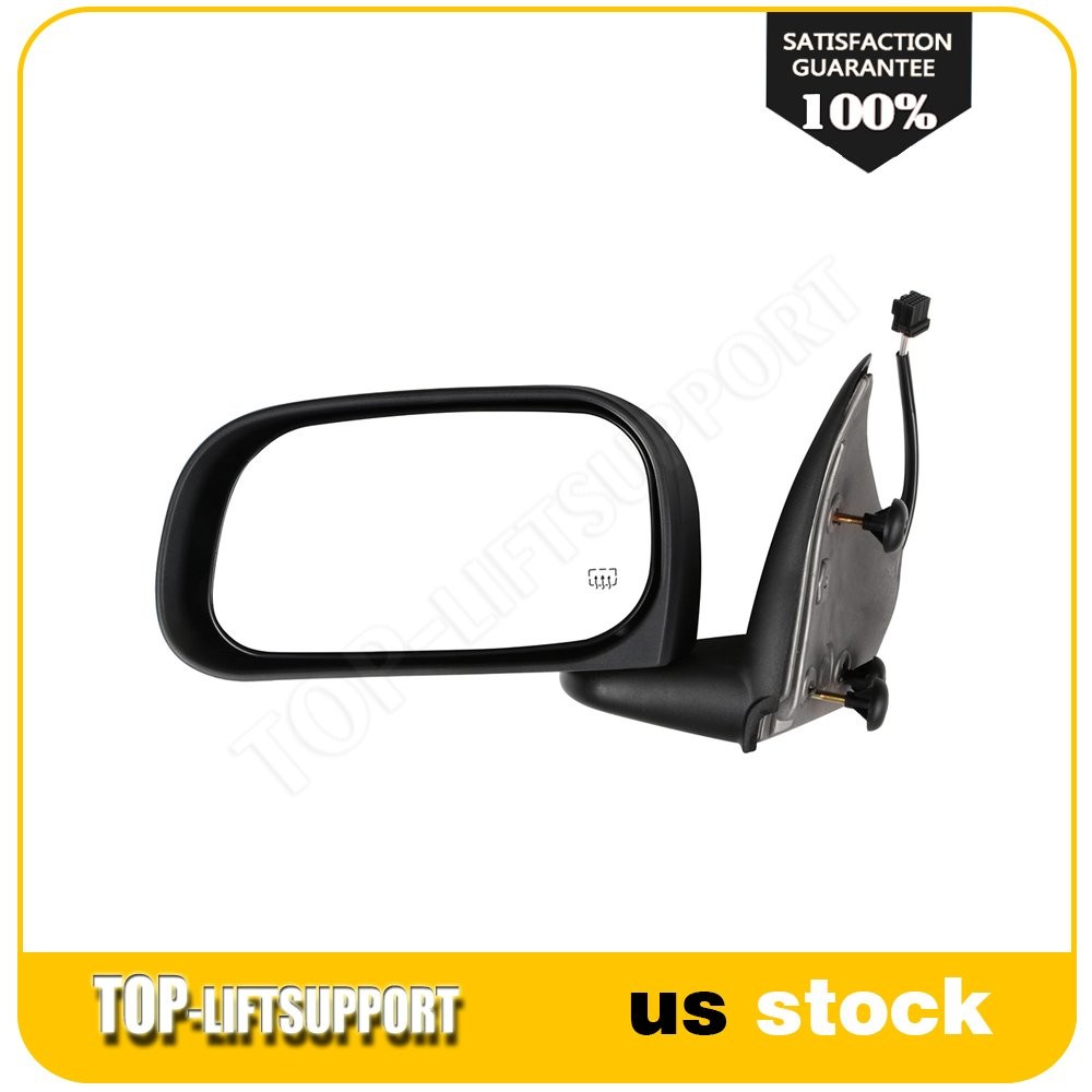 For 2004-2009 Dodge Durango Driver Hand Side Black Mirror Power Heated Manually