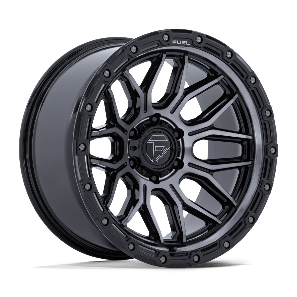 20x10 Fuel FC881 Surge Gloss Black Machined W/ Gray Tint Wheel 6x135 (-18mm)