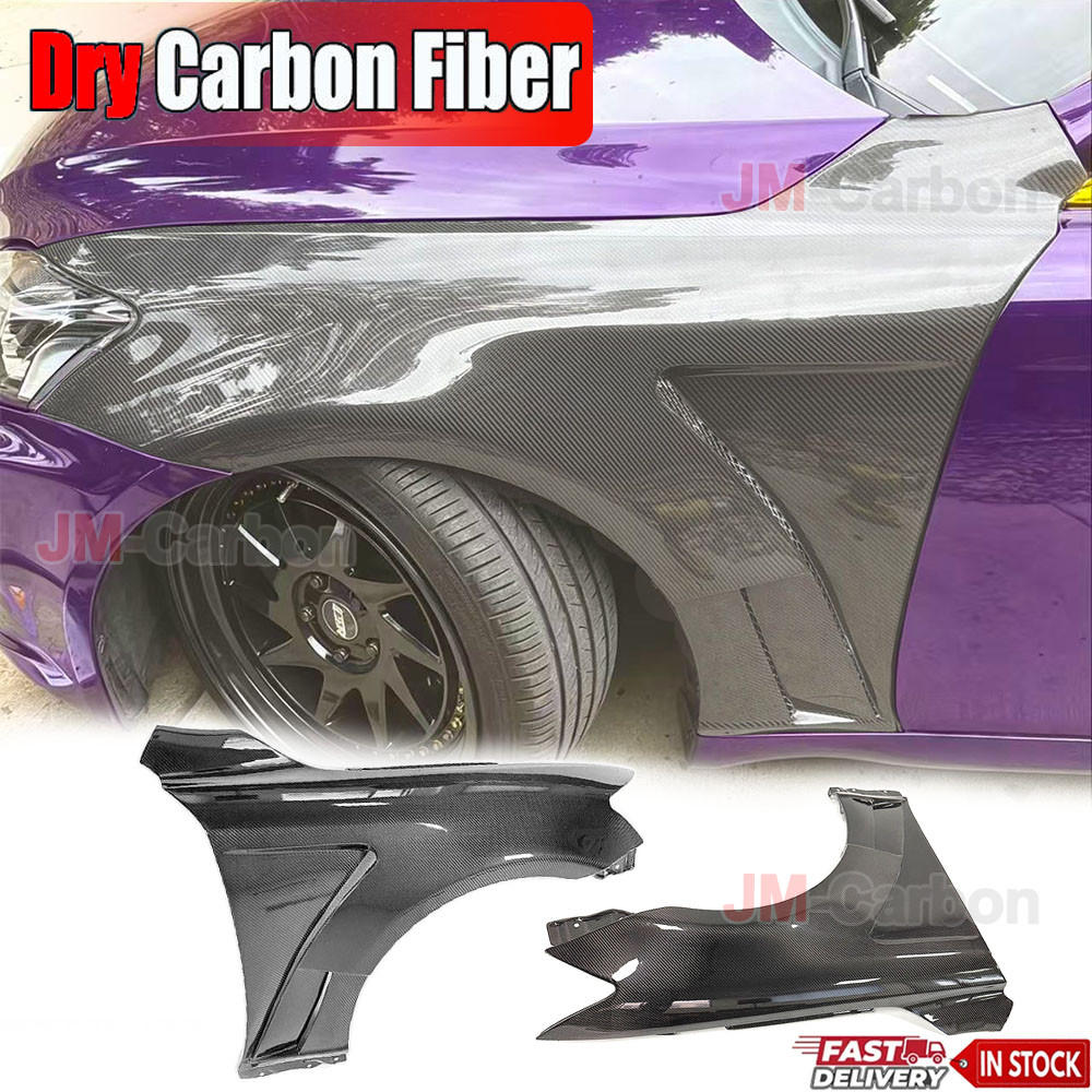 Real Carbon Fiber Front Fender Vent Trims FOR 06-2012 Lexus IS250 IS300 upgraded