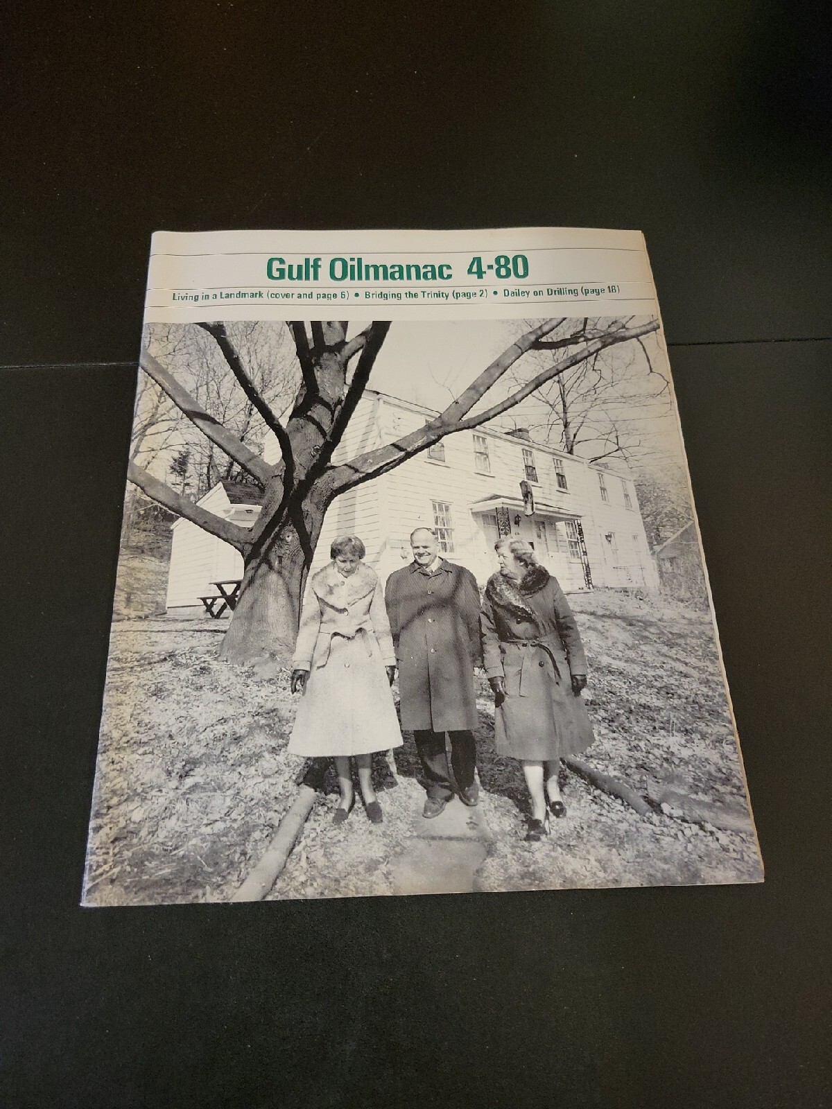 VINTAGE GULF OILMANAC 4-80 LIVING LANDMARK MAGAZINE CATALOG GUIDE BOOKLET VINTAGE GULF OILMANAC 4-80 LIVING LANDMARK MAGAZINE CATALOG GUIDE BOOKLET