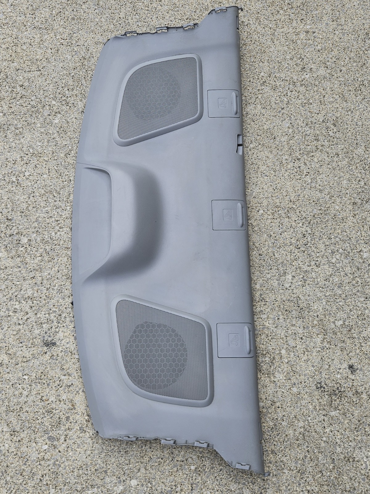 OEM 2013-2015 Honda Civic Rear Light Tray Speaker Cover Trim Plastic Grey OEM 2013-2015 Honda Civic Rear Light Tray Speaker Cover Trim Plastic Grey