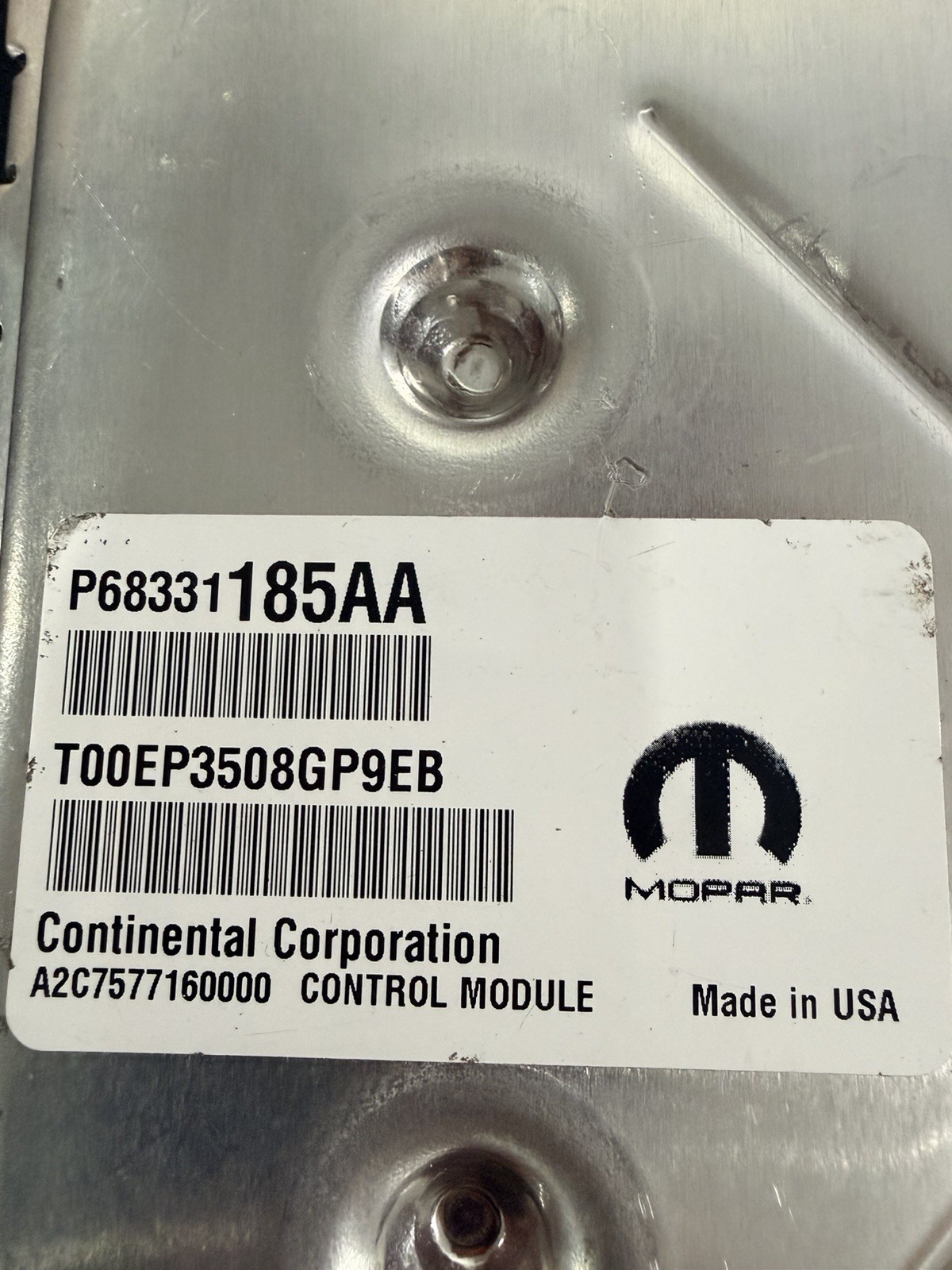 2018-2019 Mopar -Mopar Engine Controller Module - Mopar (68331185AA)