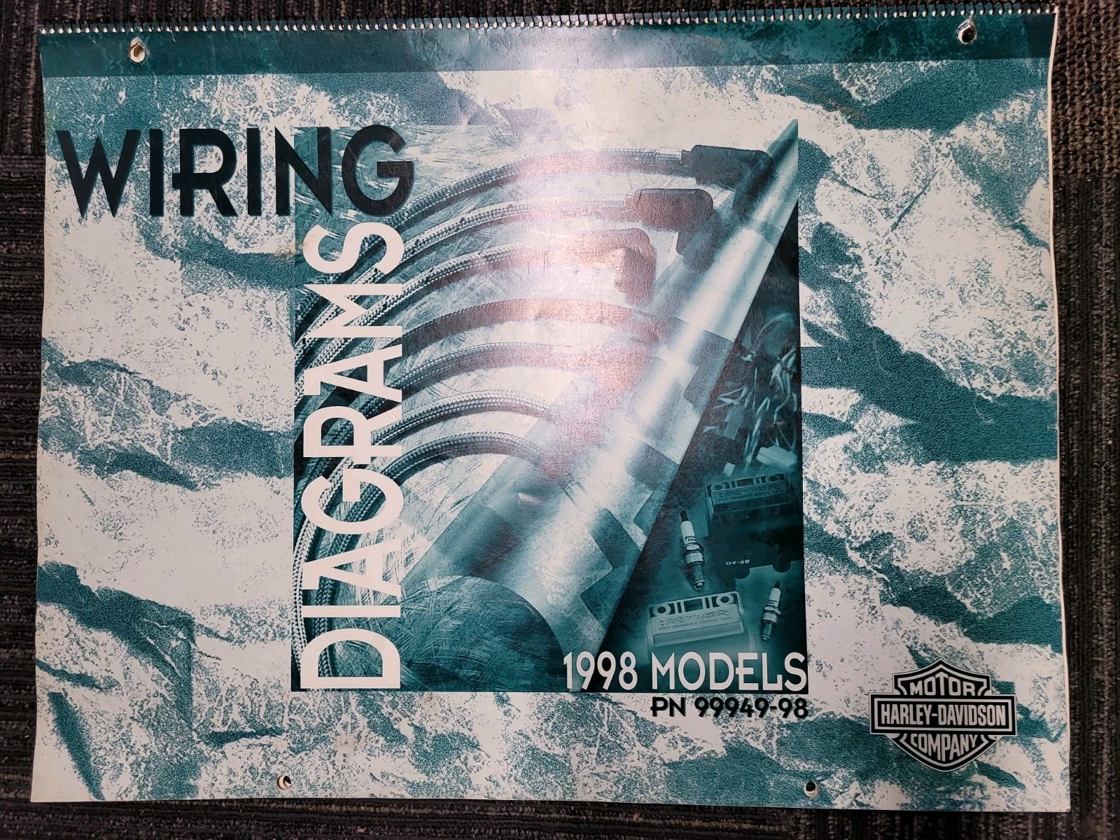 Harley Davidson 1998 Models Wiring Diagrams 99949-98 Harley Davidson 1998 Models Wiring Diagrams 99949-98