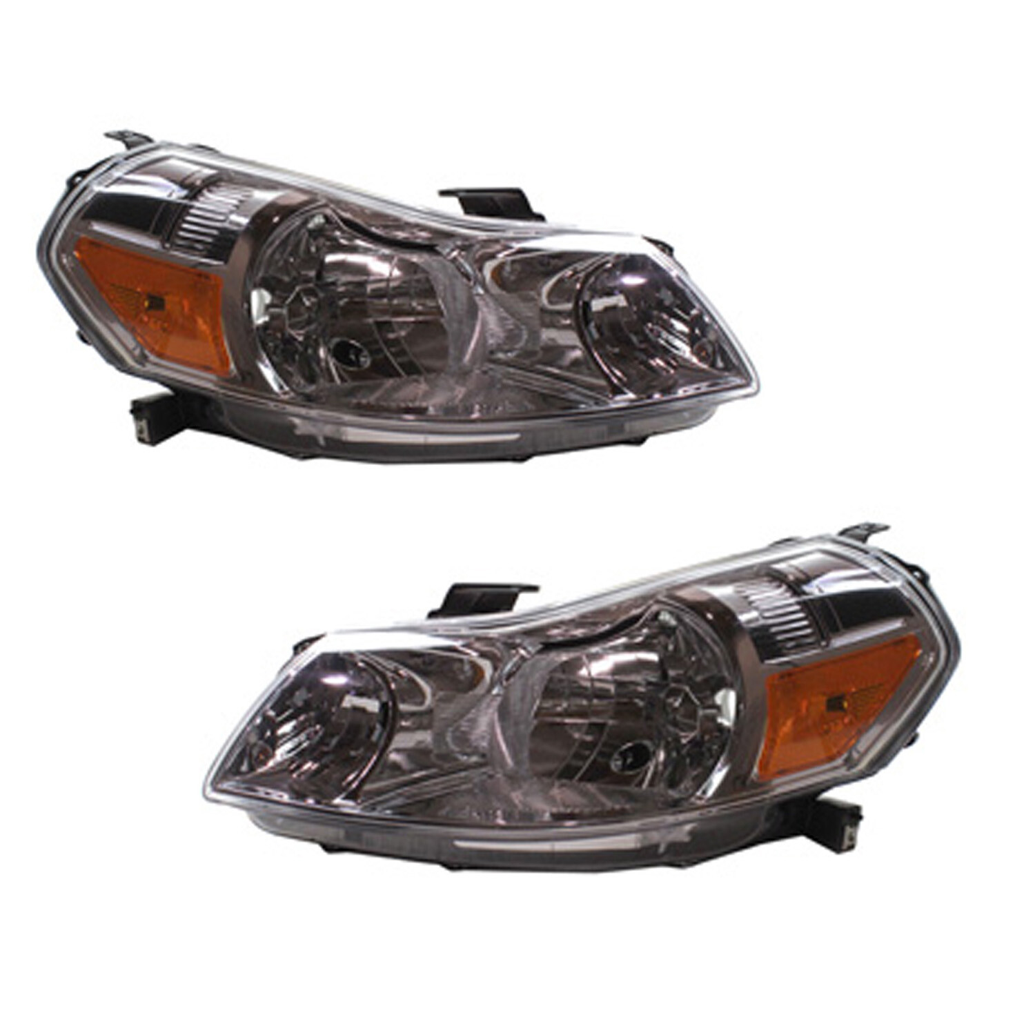 Headlights Set CAPA Certified Right Left Pair For 2007-2013 Suzuki SX4 Halogen