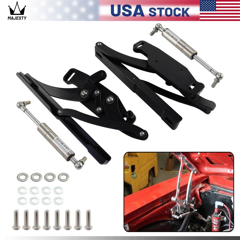 Billet Hood Hinge Kit Left &Right Side For Chevrolet Camaro & Firebird 1967-69 Billet Hood Hinge Kit Left &Right Side For Chevrolet Camaro & Firebird 1967-69