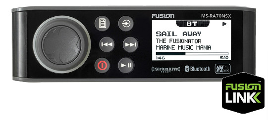 FUSION MS-RA70NSX STEREO W/BT/AM/FM/SIRIUSXM - 2 ZONE