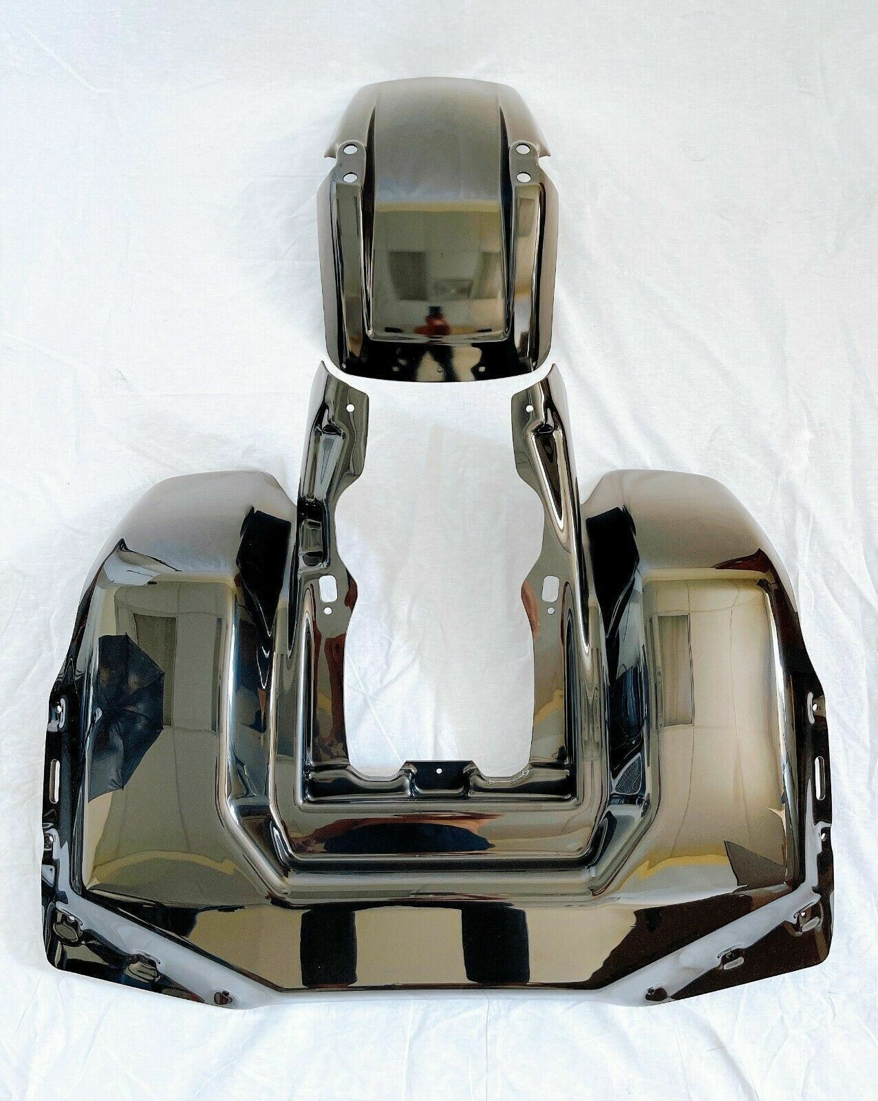 NEW HONDA ATC200S ATC 200S PLASTIC FRONT & REAR FENDER BLACK 84 - 86