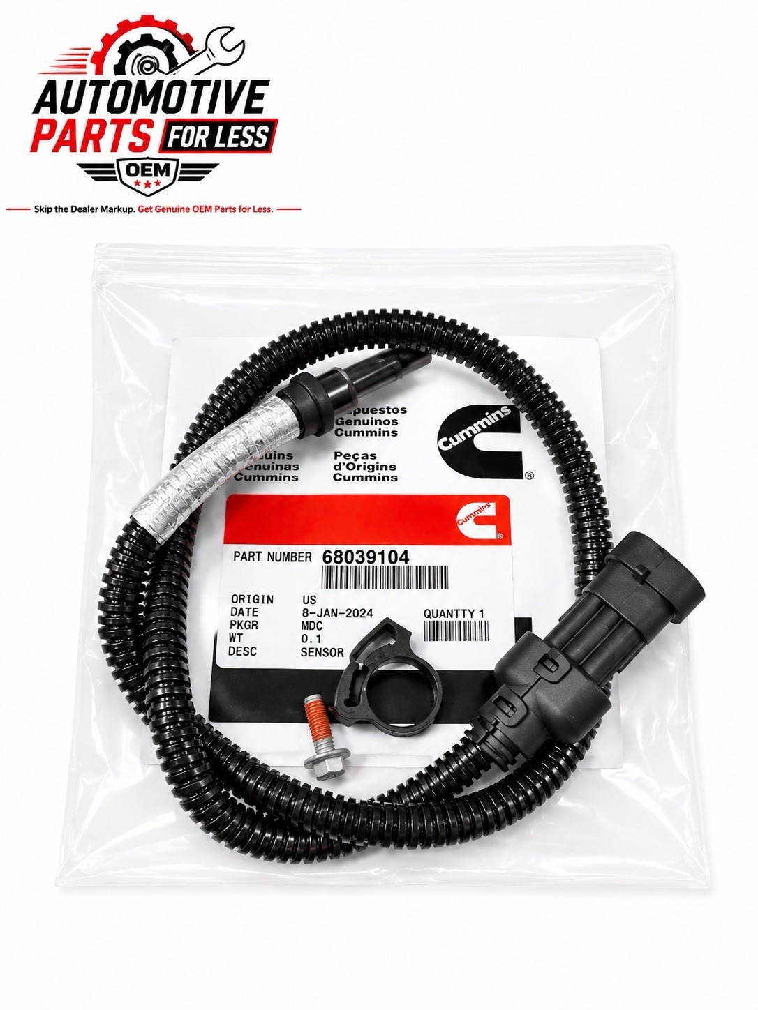 OEM Turbo Speed Sensor for Cummins 6.7L 2013-2024 Dodge Ram Diesel