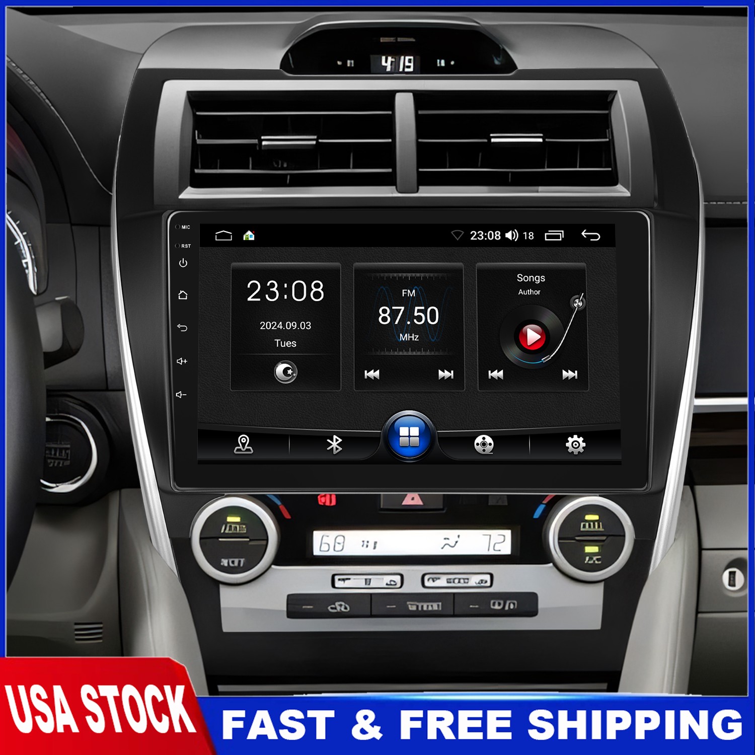 Fit 2012-2014 Toyota Camry 10.1\