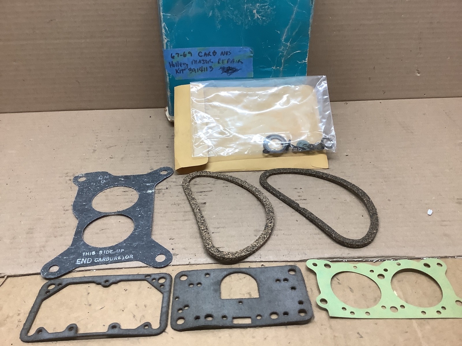 NOS 1967-1969 Corvette Holley Carburator Repair Kit 3914113 oem NOS 1967-1969 Corvette Holley Carburator Repair Kit 3914113 oem