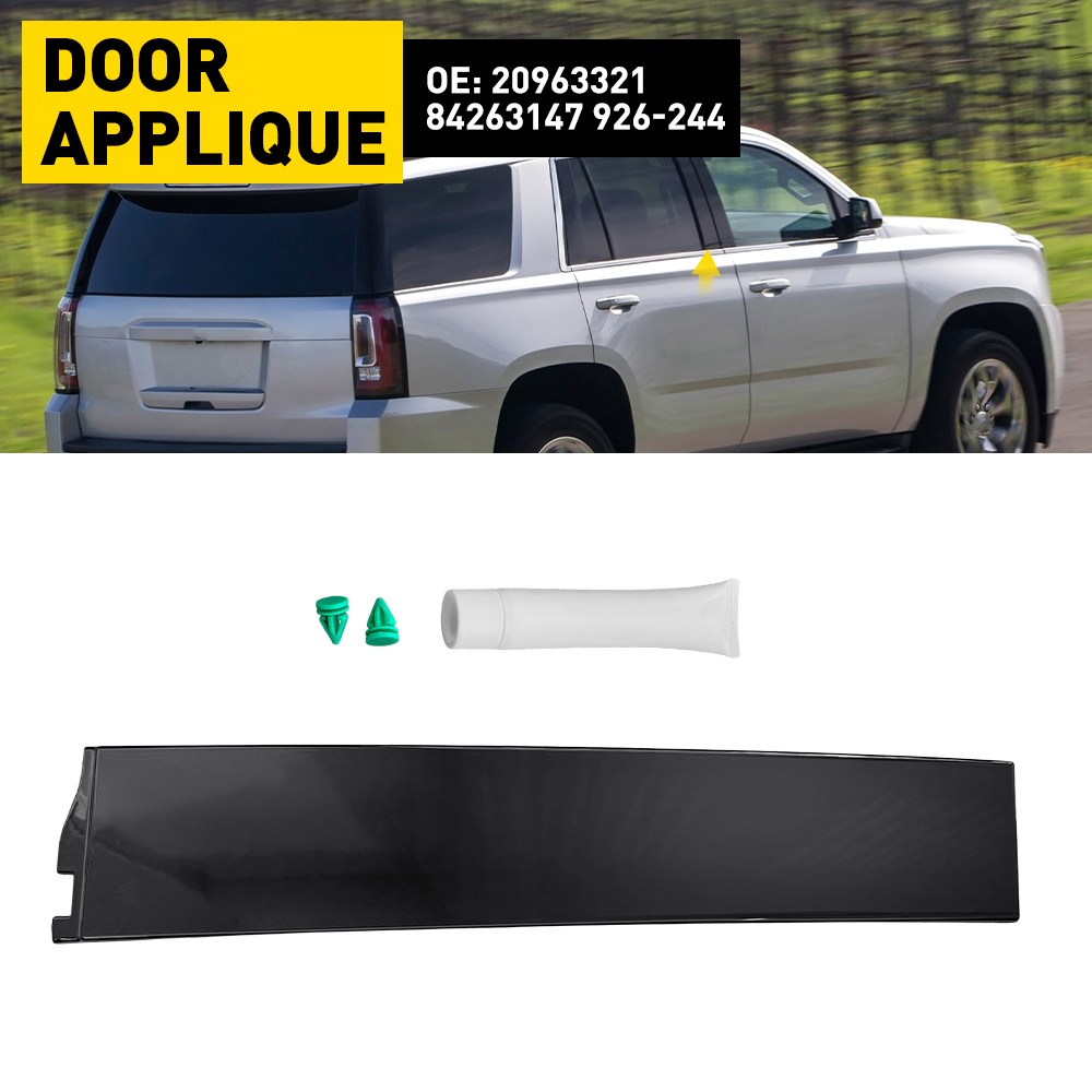 FRONT TRIM DOOR B-PILLAR MOLDING For CADILLAC ESCALADE & ESCALADE ESV 2015-2020