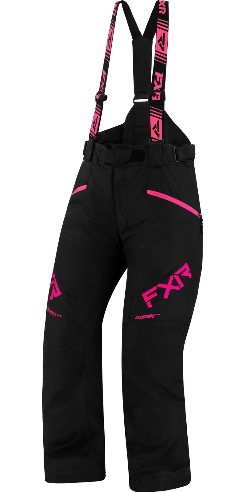 FXR Womens Fresh Pants Black/Electric Pink - 6