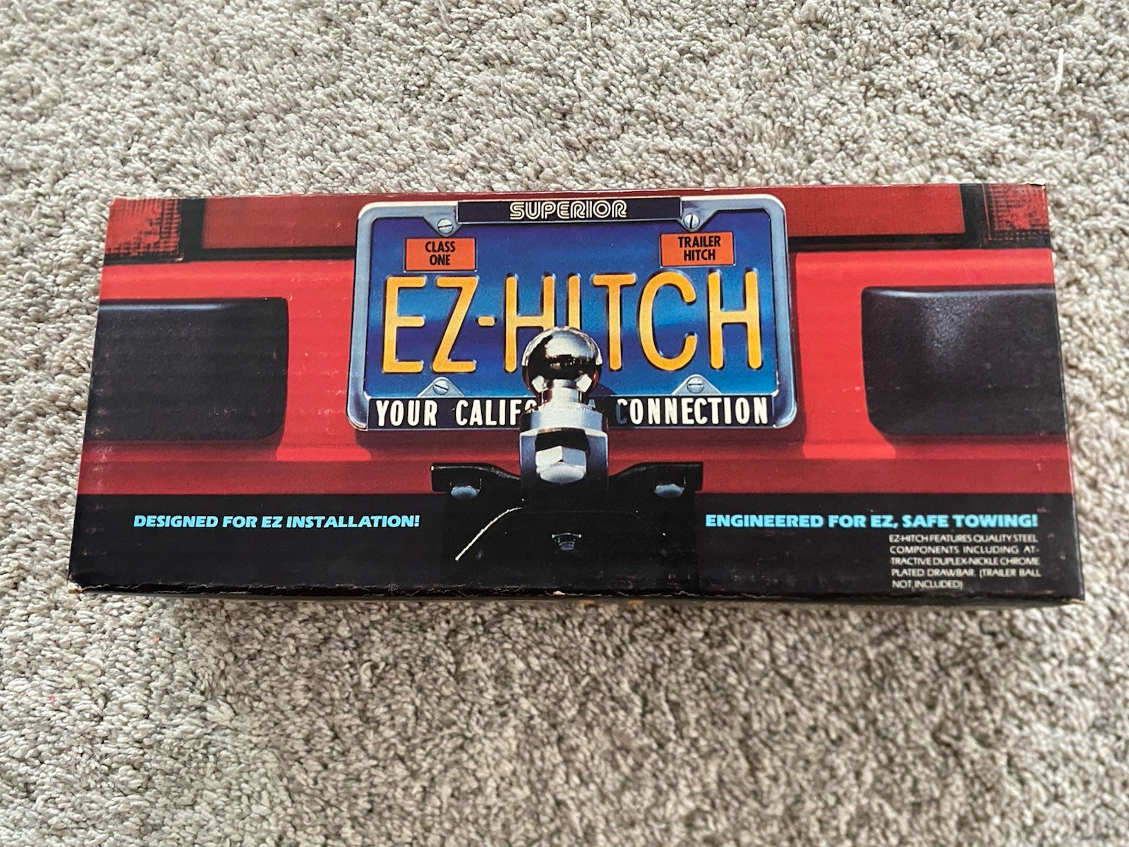 Vtg 1970s EZ Hitch Trailer Hitch Class 1 Bolt ON 60-1780 GM Dodge AMC Subaru
