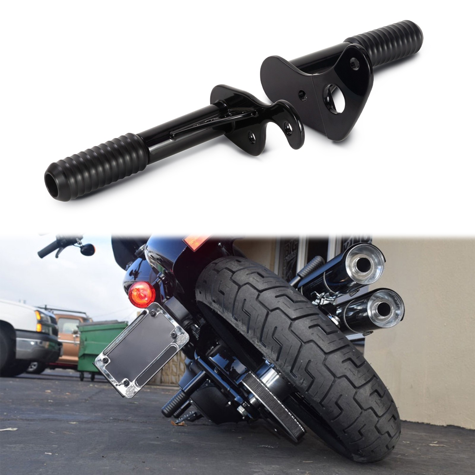 CNC Passenger Peg Crash Bar Frame Slider For Harley Low Rider ST FXLRST 2022-26