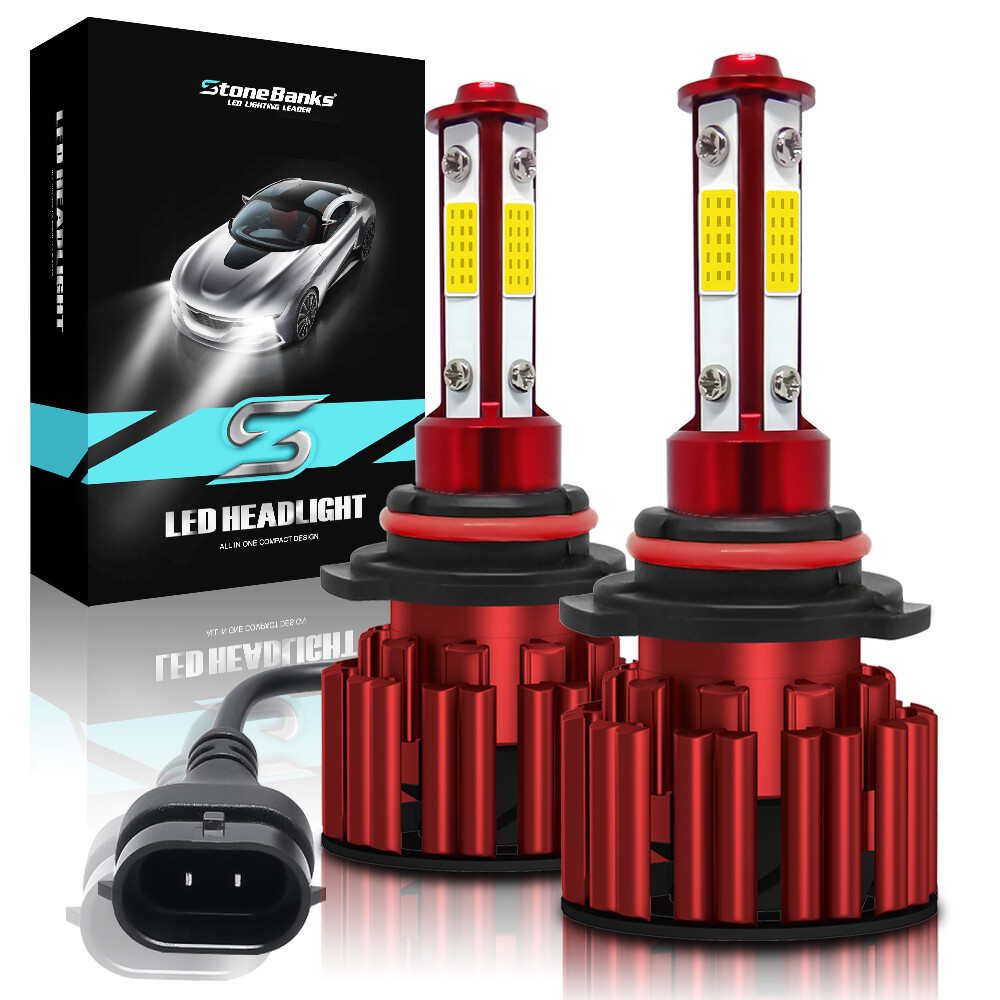 20X 4Side H4 9005 9006 9007 H13 H7 H11LED Headlight Bulb Hi/Lo Beam Foglight Kit