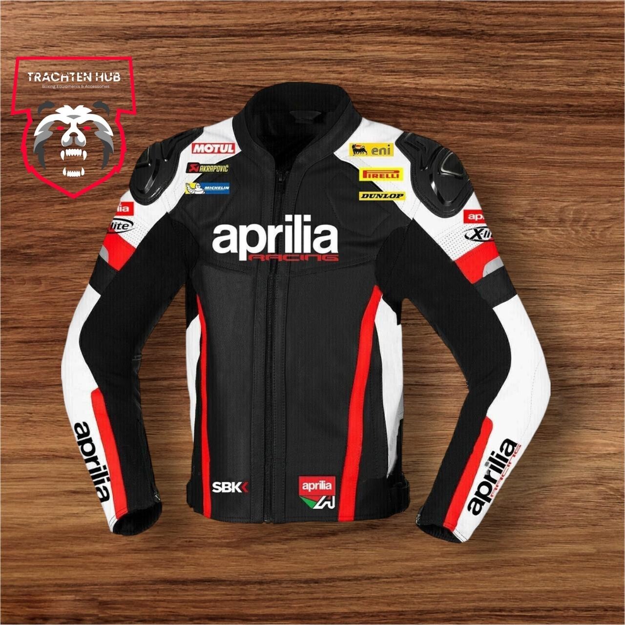 APRILIA Motorbike/ Motorcycle Leather Jacket MOTOGP Racing Biker Leather Jackets