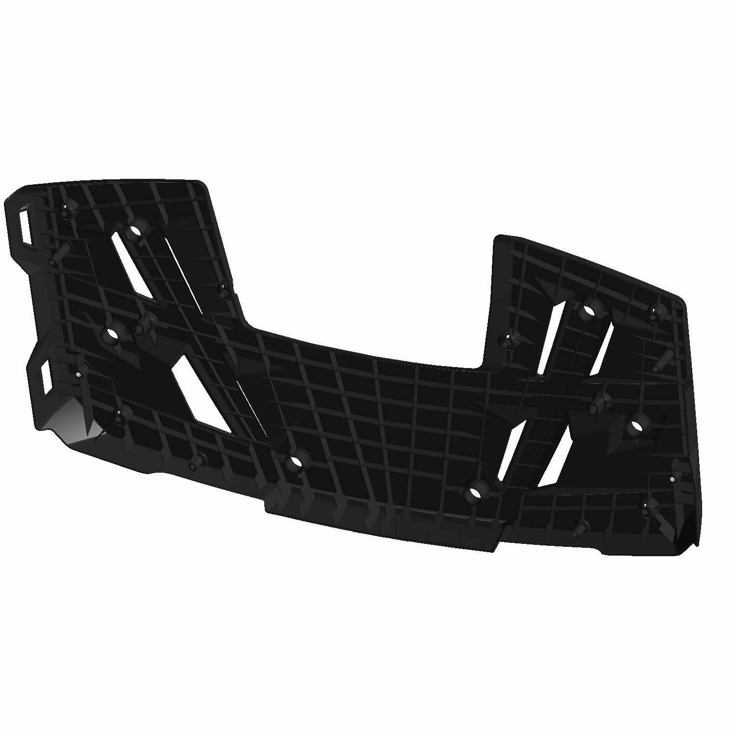 Polaris Rear Rack Assembly, Gloss Black, for Sportsman ATV Models - 2634126-070
