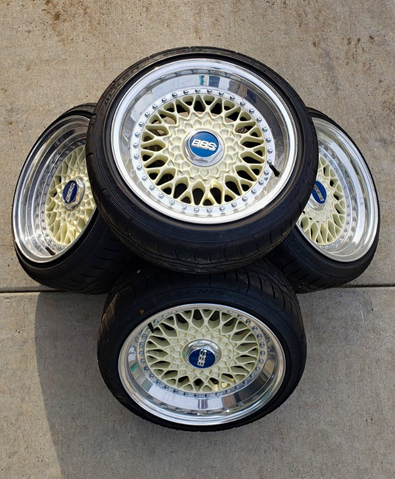 16x8 and 16x9 5x112 Mercedes BBS RS 078 wheels