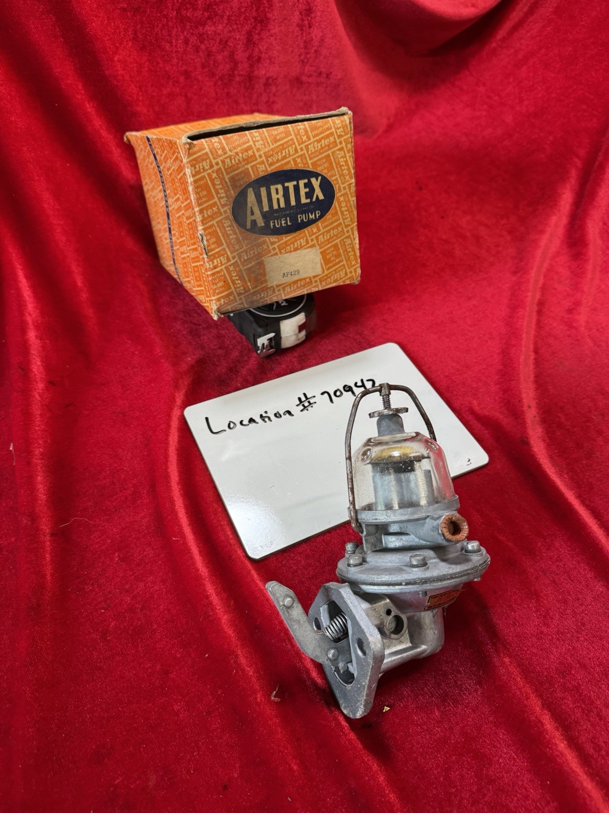 NORS 1937-1962 Chevrolet 216 235 261 Glass Bowl Fuel Pump 1941 1947 1948 1949